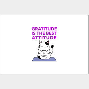 Gratitude Is The Best Attitude Posters and Art